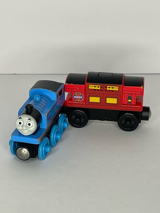Thomas & Friends Other - Thomas And Friends 2012 Wood Thomas and Musical Caboose Works Magetic